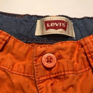 Boys... Orange cargo shorts